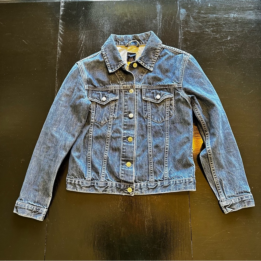 Retro GAP Small Jean Jacket denim Light Wash Lighter Standard Denim Wash